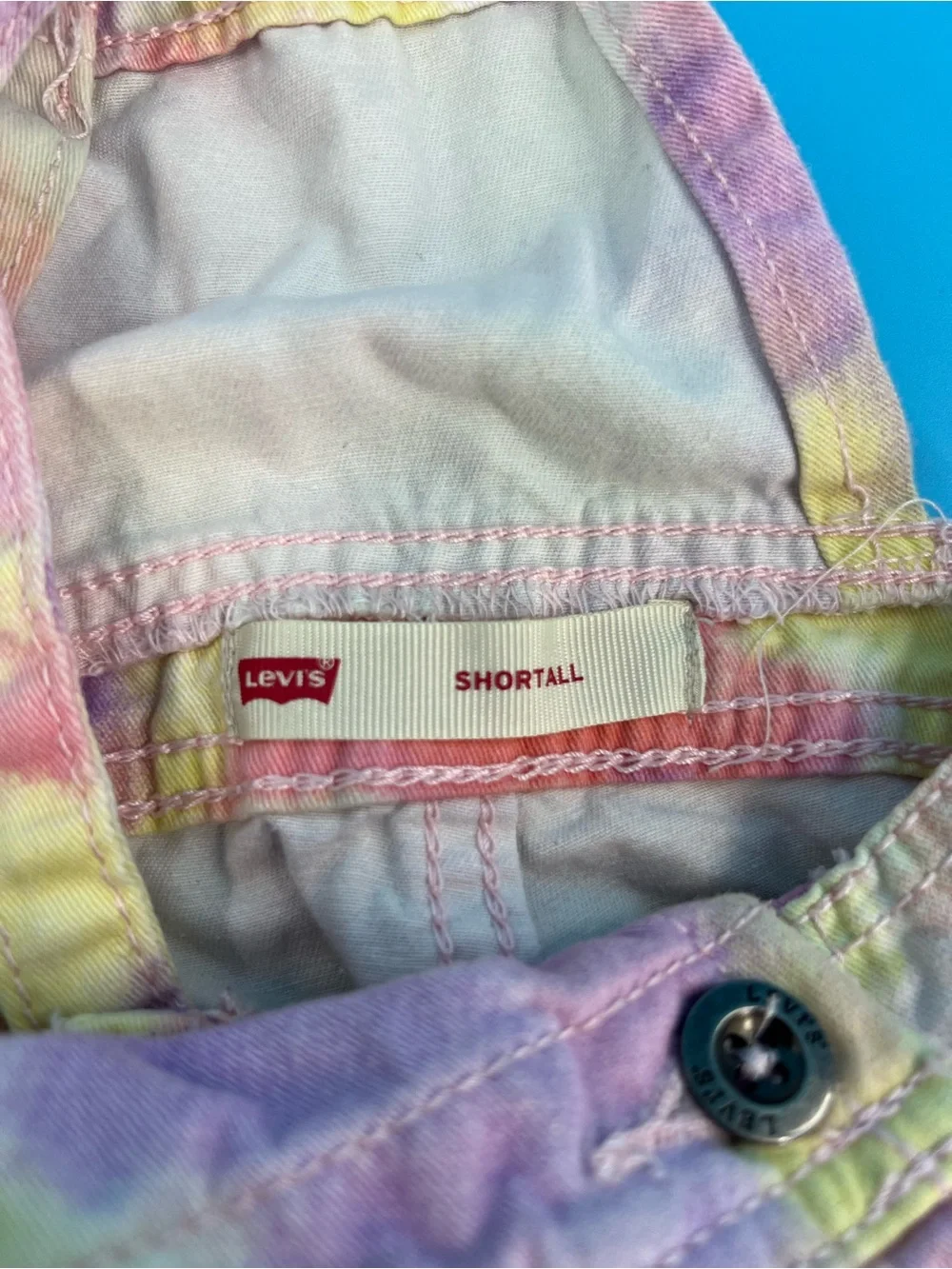 ☀️Levi's Pastel Tie-Dye Overalls - Pink, Purple, Yellow